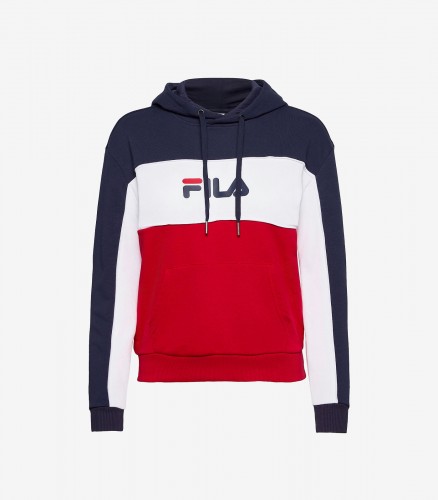 WOMEN AQILA blocked hoody - Hoodie